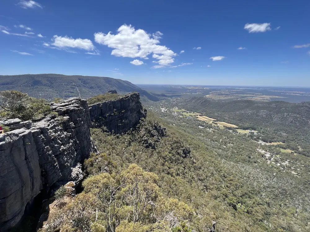 Views of the Grampians from the Trail