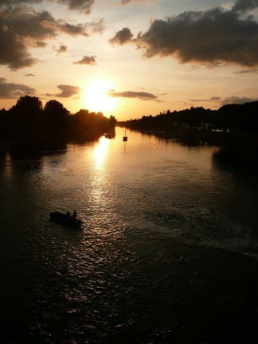 Chinon Châteaux town on the Vienne River