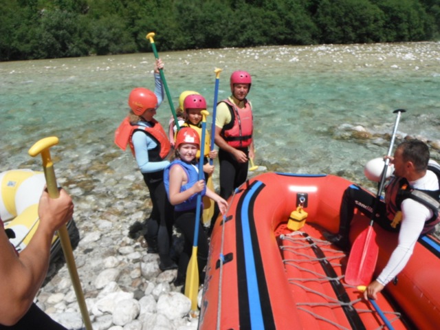 Rafting Soča, Bovec