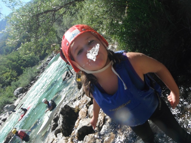 Water in the Soča is so clean and tasty