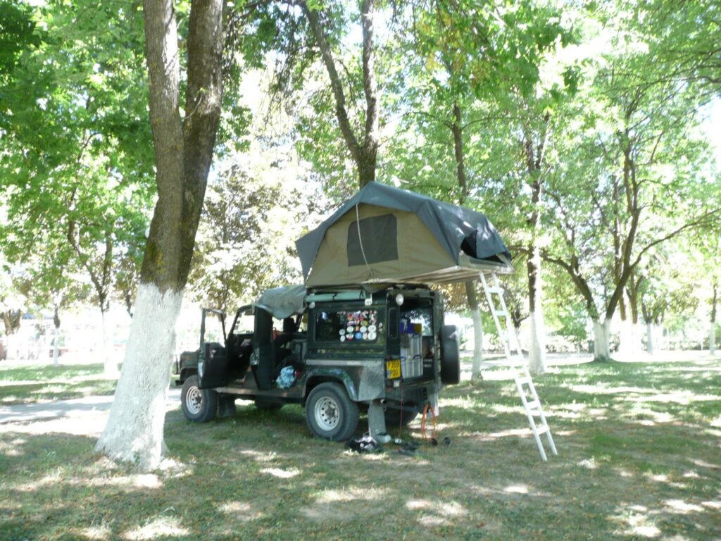 Camping in the trees of Bihać