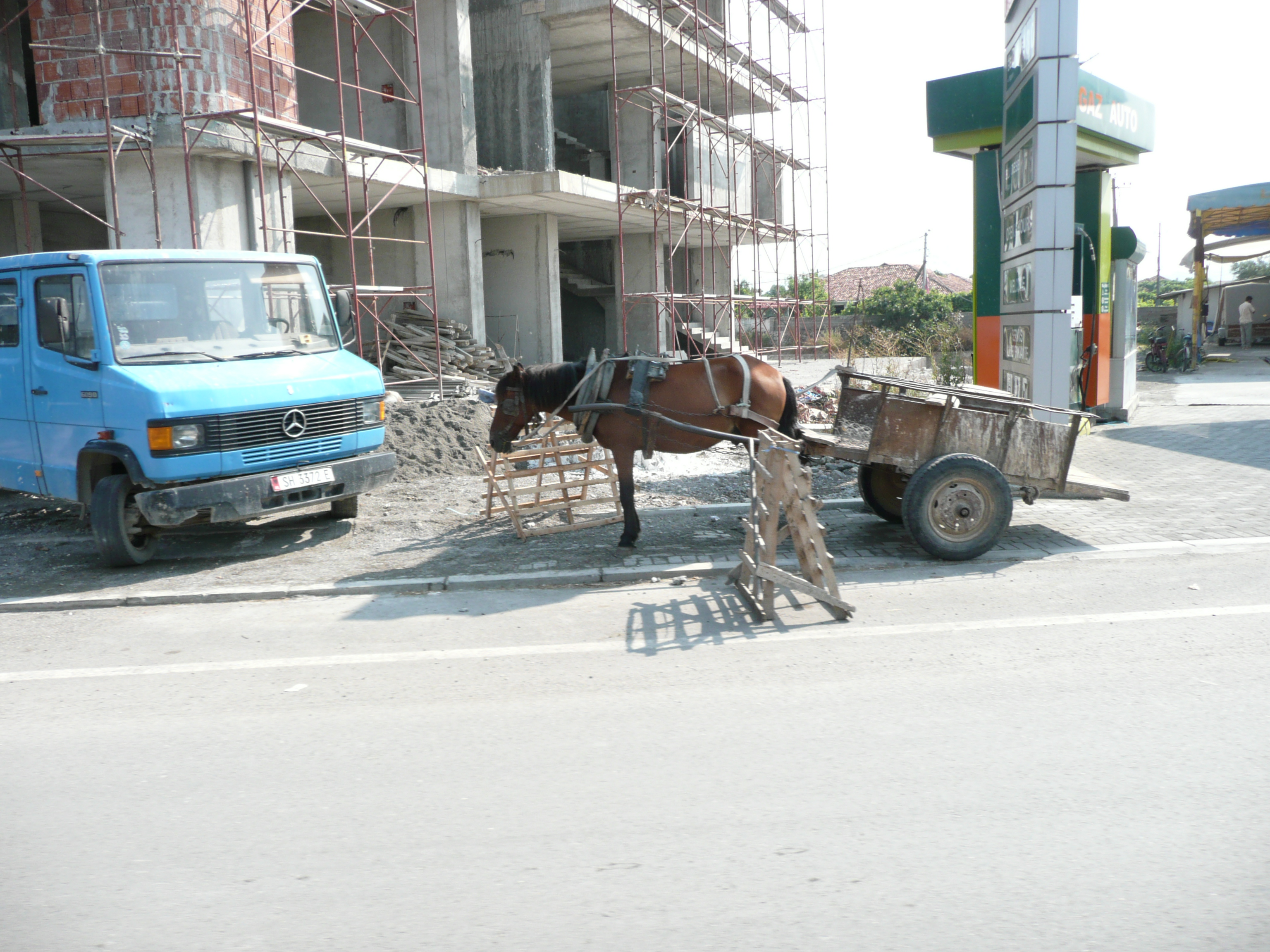 Albanian Donkey Cart