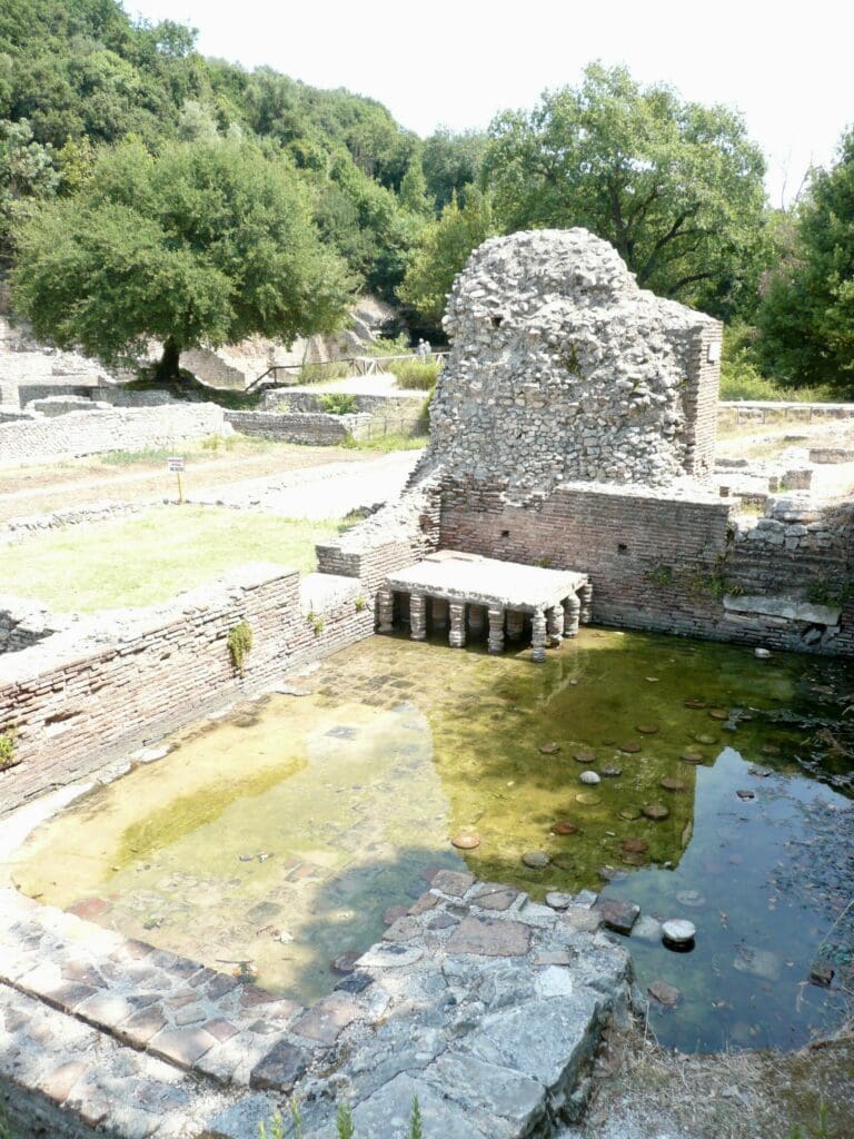 Heated baths remains