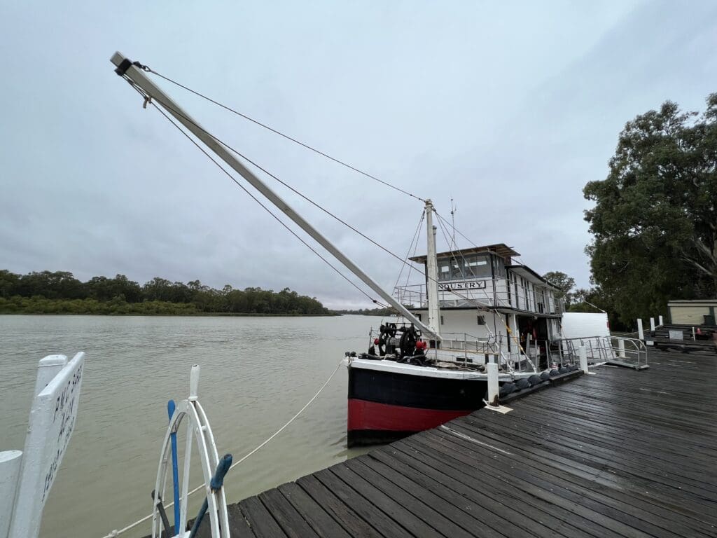 Paddle Steamer at Renmark, SA