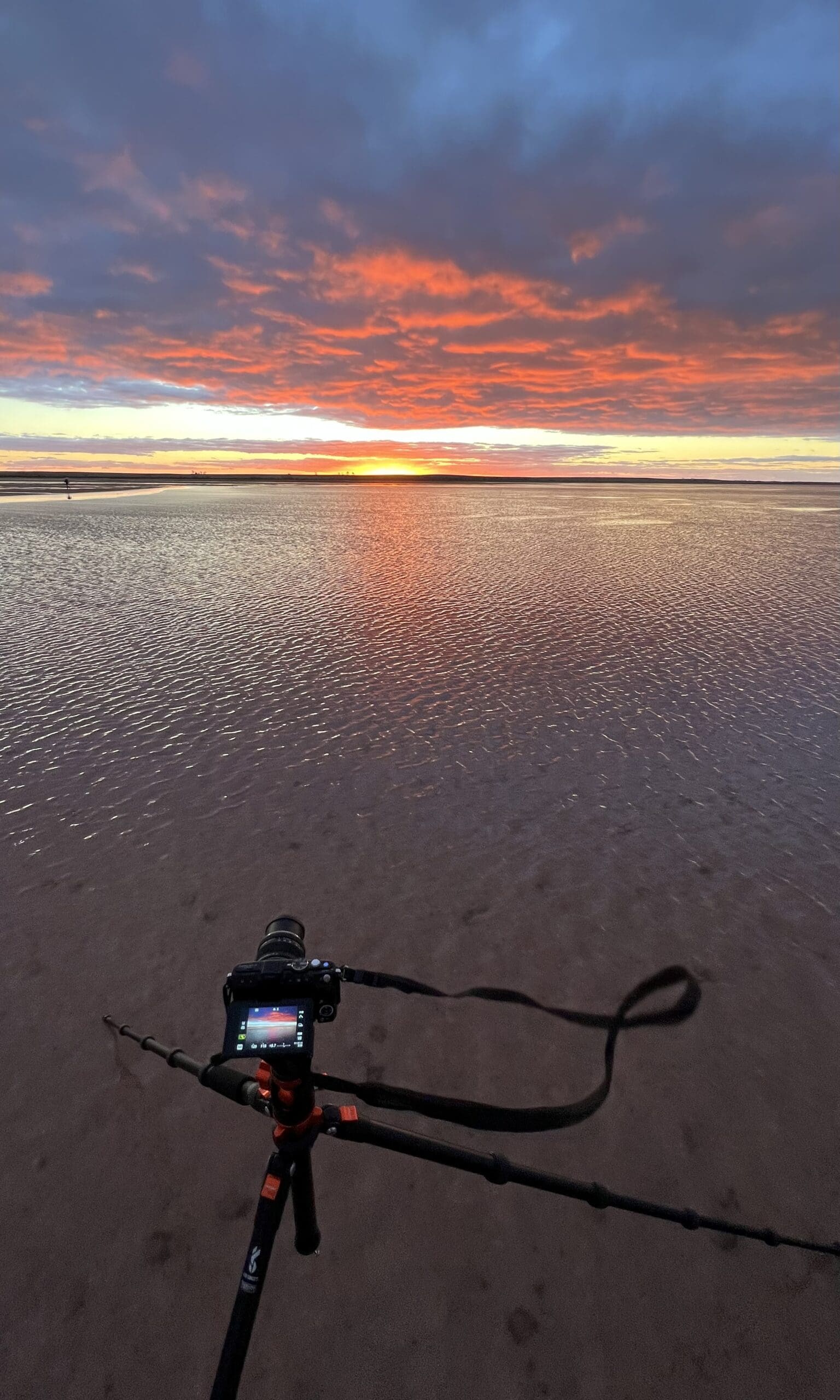 Sunset at Lake Tyrell (Sea Lake)