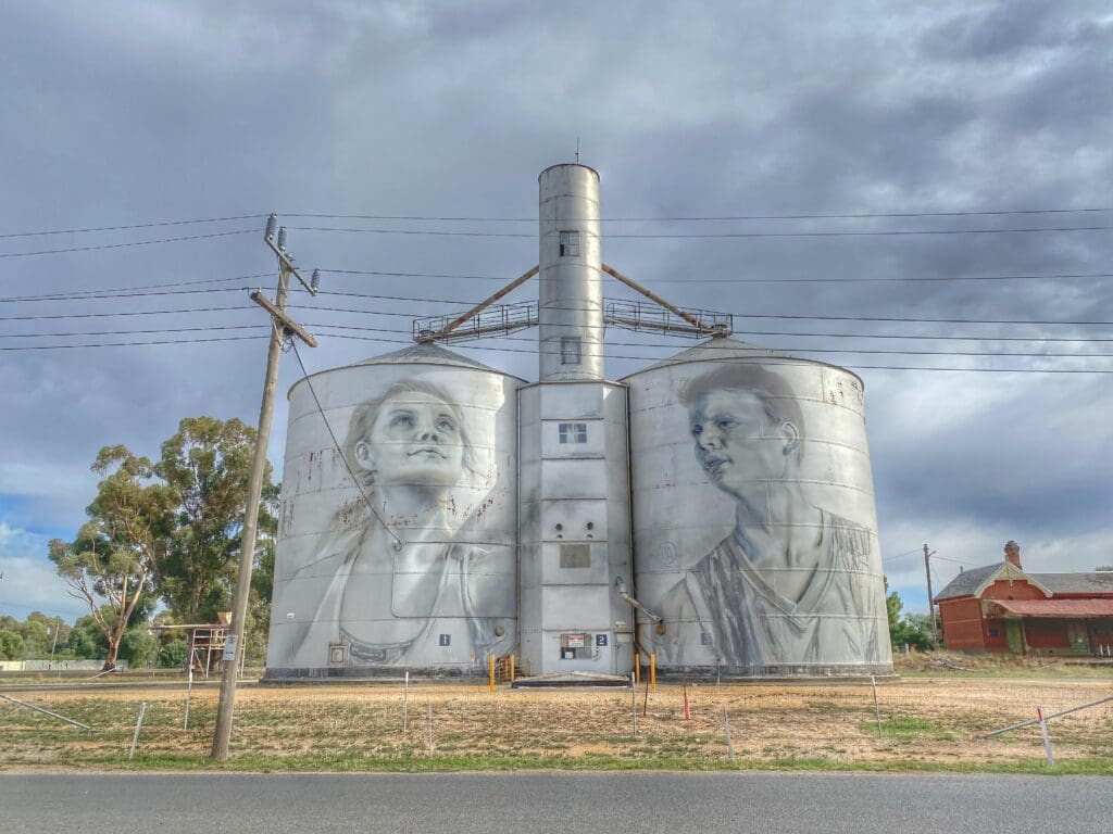 Rupanyup Silo Art in the Wimmera Mallee - Silo Art trail in Victoria