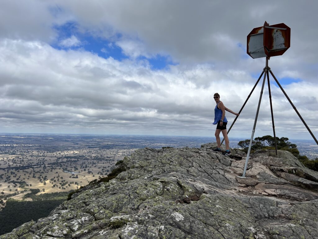 Signal Peak Views over Parks Victoria on the way to Dunkeld on the Southern Section of the Grampians Peak Trail (GPT)