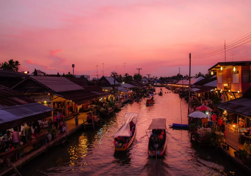 Amphawa Local Floating Market Thailand