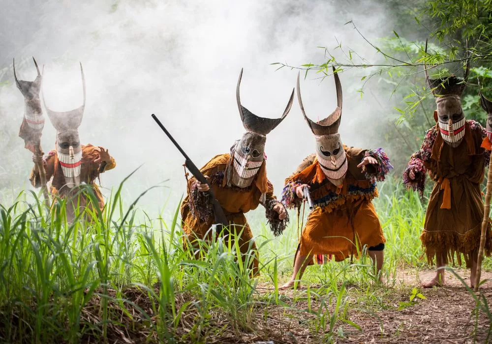 Phi Ta Khon Festival Ghosts