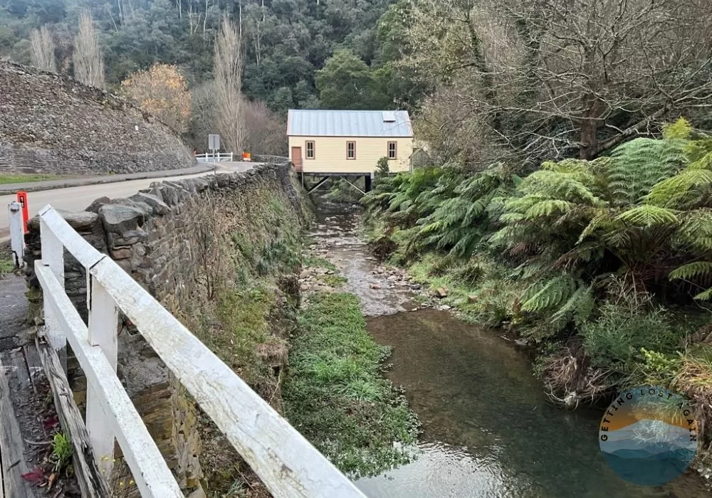 Fire Station over Stringers Creek West Branch