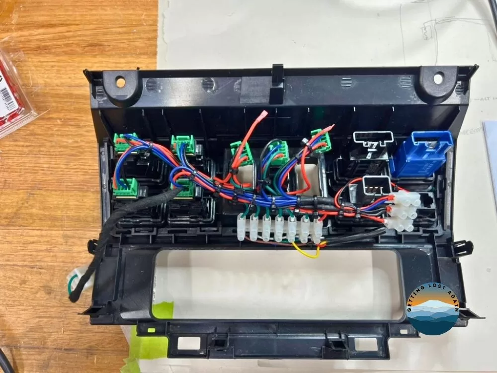 Accessory switch panel wiring from PVS.