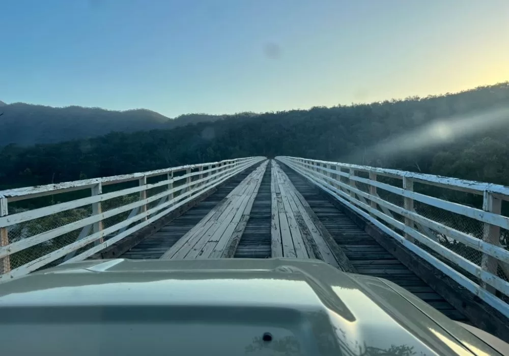 Troopy McKillops Wooden Bridge Snowy River