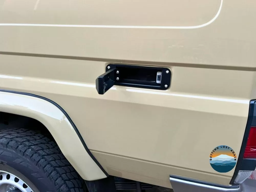 Installed mission 4x4 utility panel in troopcarrier camper