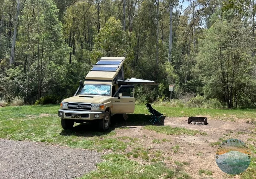 Overland Troopy at O'Tooles Campground