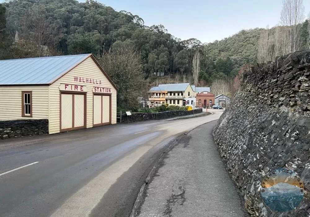 Walhalla Fire Station looking towards Star Hotel and Rotunda